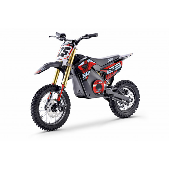 XTM MX-PRO 36V 1100W LITHIUM DIRT BIKE 12/10 WHEEL RED