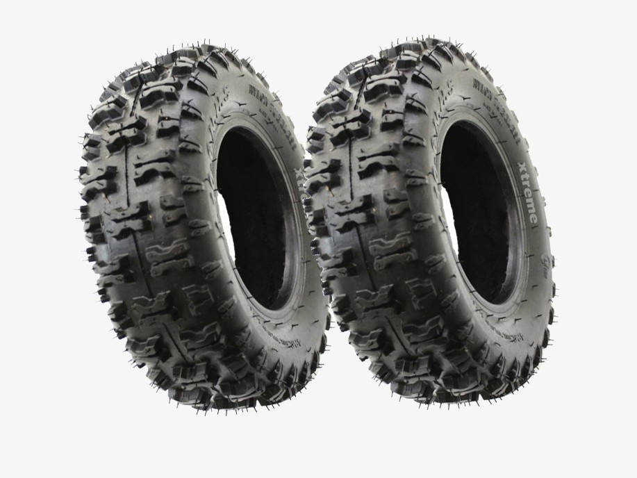 2 x MINI QUAD BIKE TYRE / MONSTER ATV / GO KART 4.10 - 6