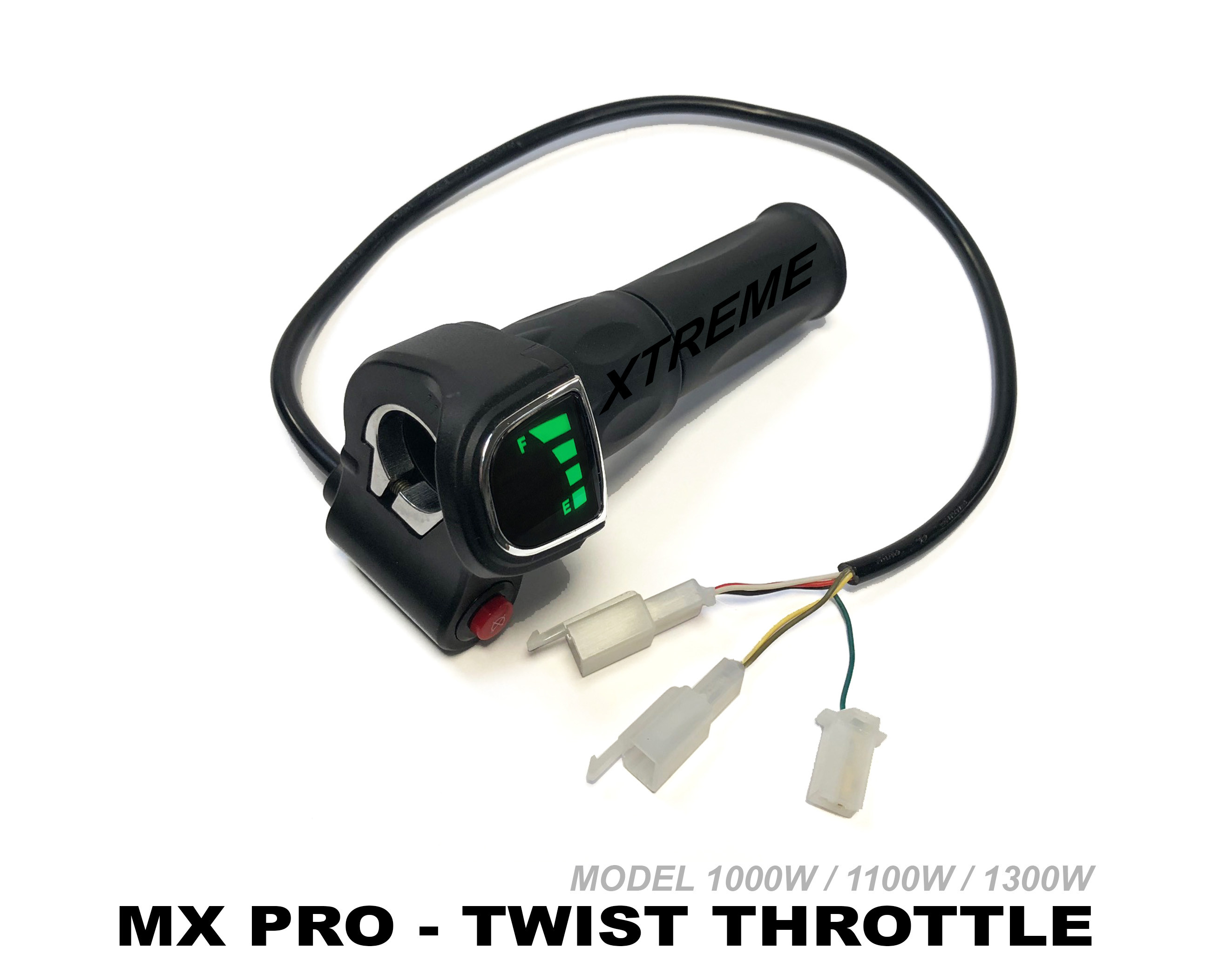 XTREME ELECTRIC XTM RACING / MX-PRO 48V REPLACEMENT TWIST THROTTLE AND BATTERY METER