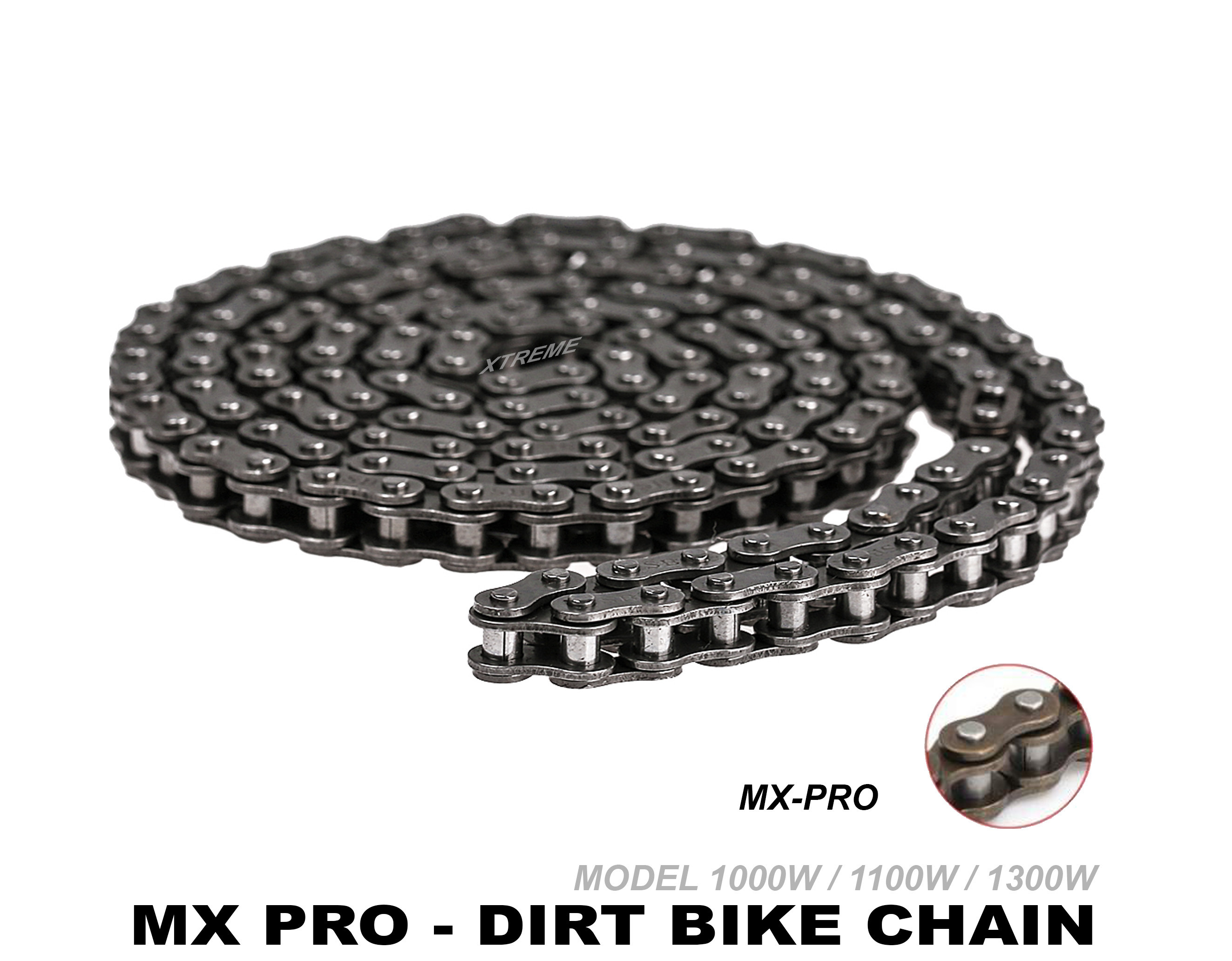 XTREME ELECTRIC XTM MX-PRO 36V REPLACEMENT 6MM CHAIN 219-116 LINKS