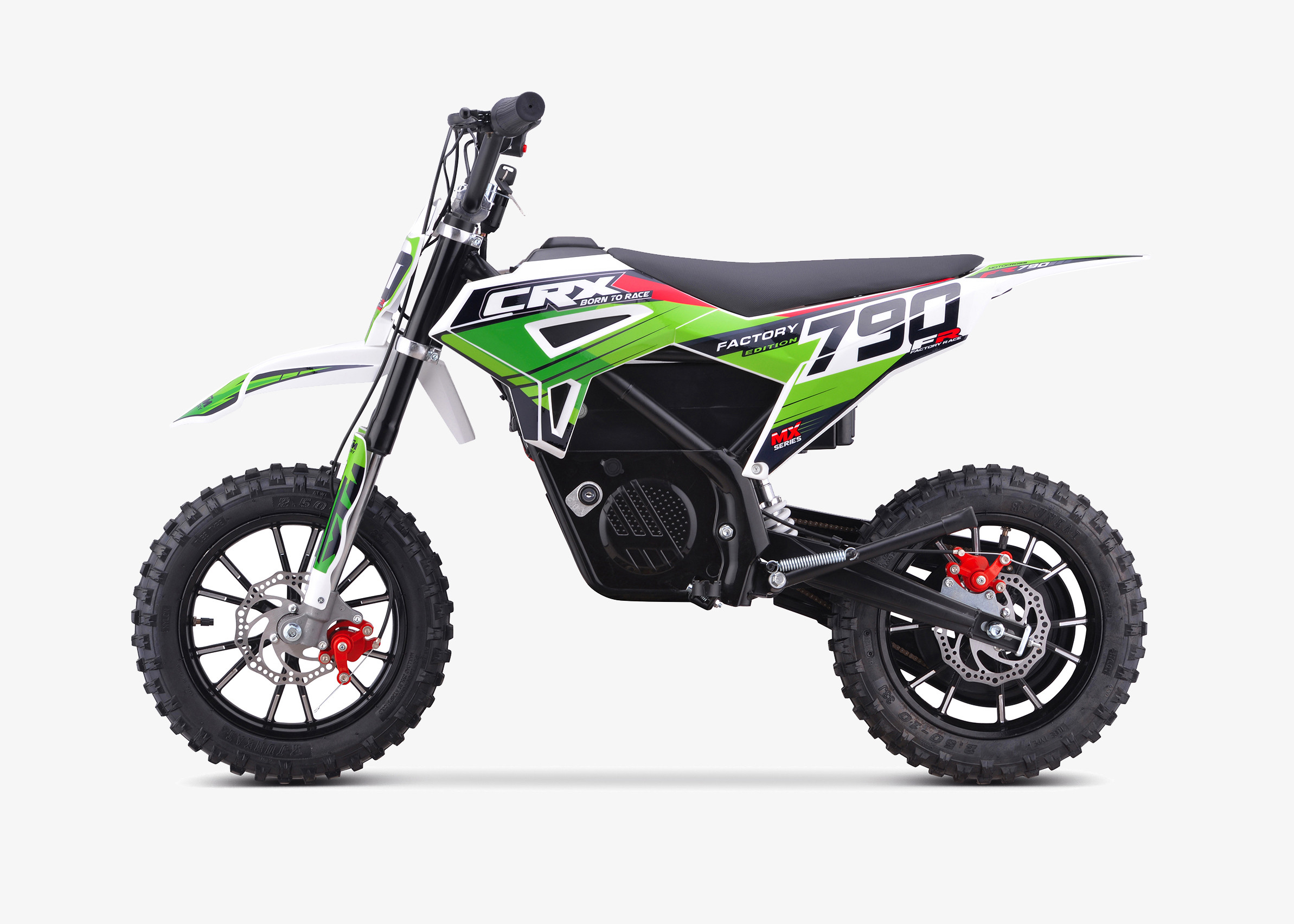 XTM CRX 36V 790W LITHIUM ELECTRIC DIRT BIKE GREEN