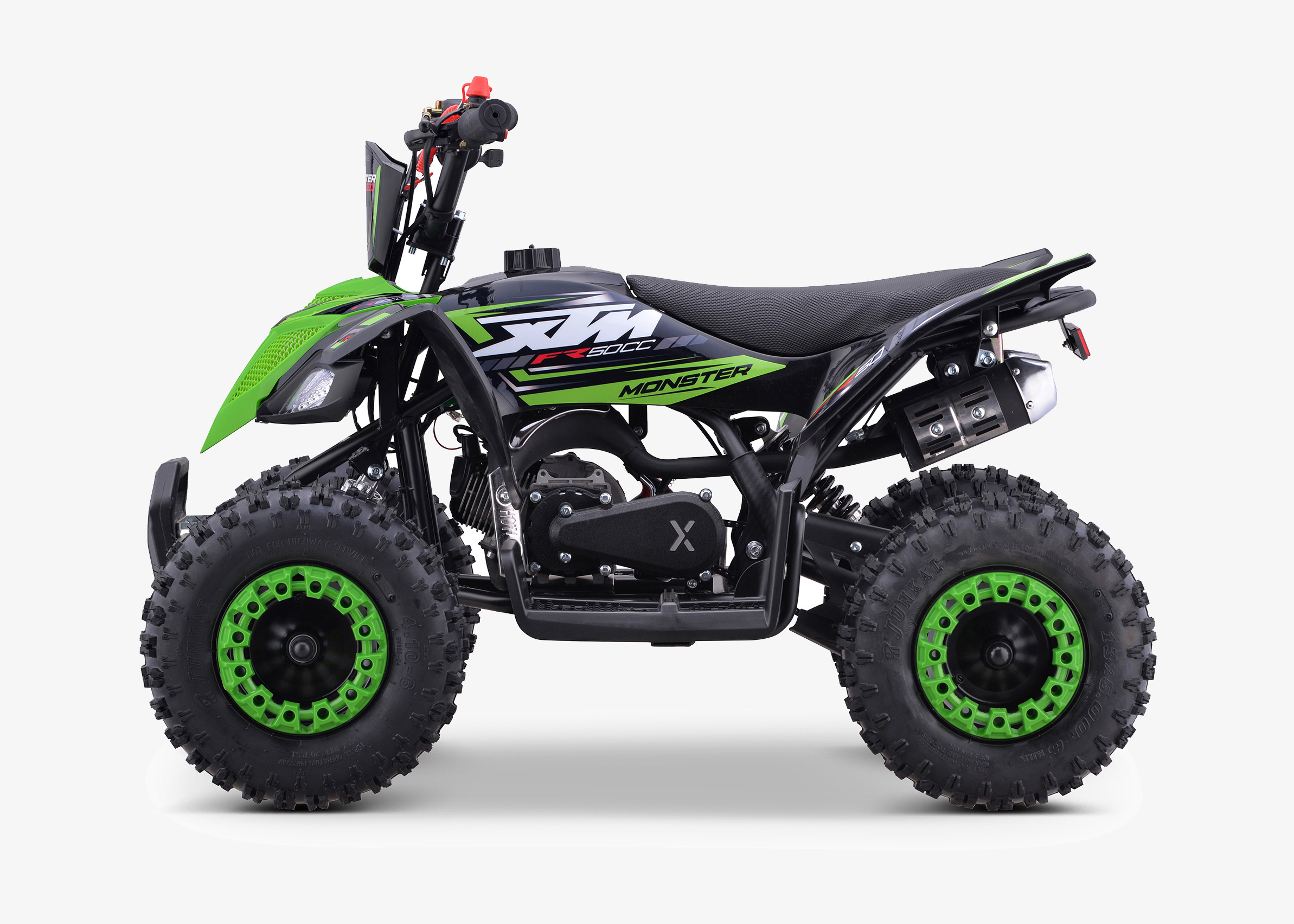 XTM MONSTER 50cc PETROL QUAD BIKE GREEN