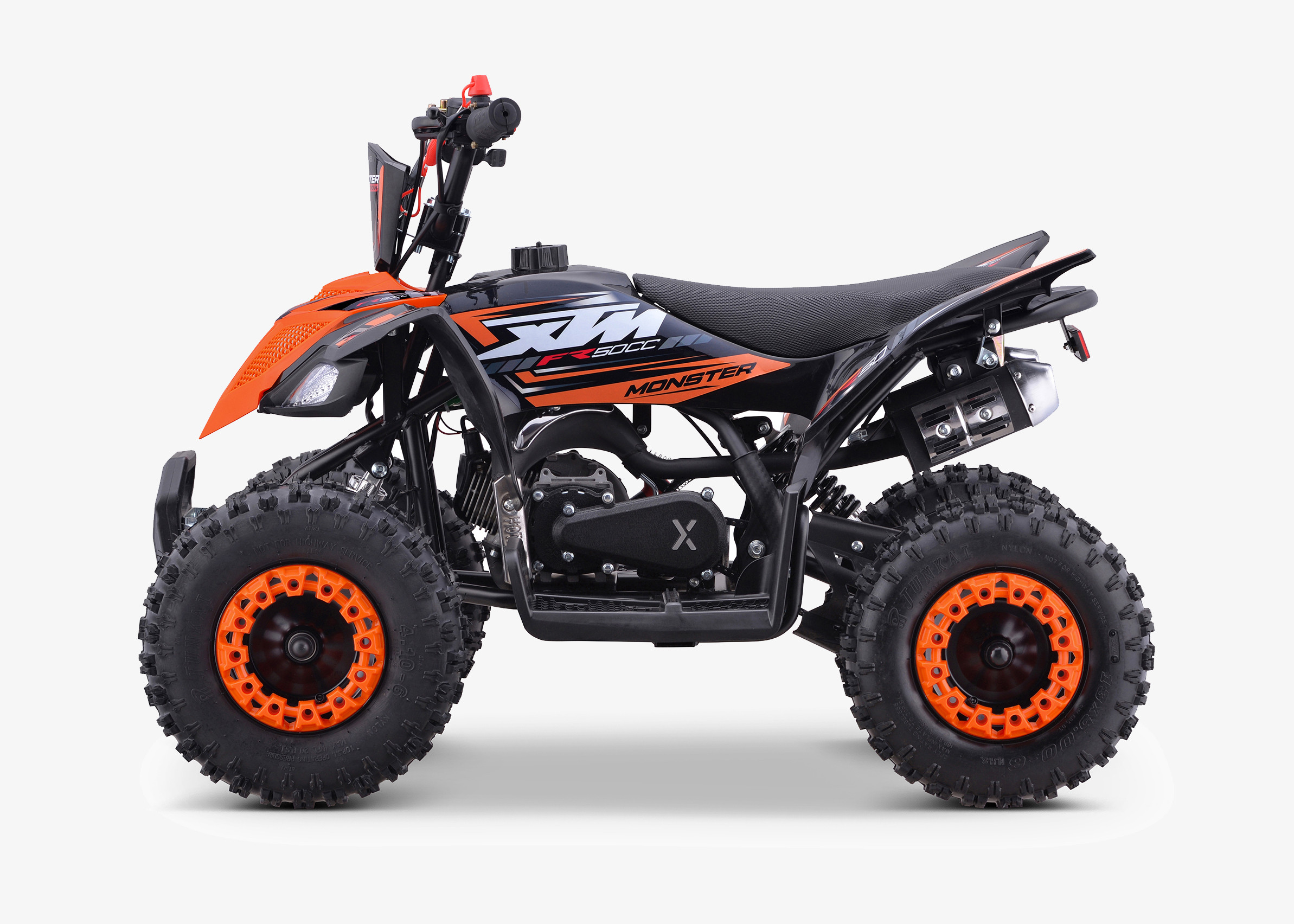 XTM MONSTER 50cc PETROL QUAD BIKE ORANGE