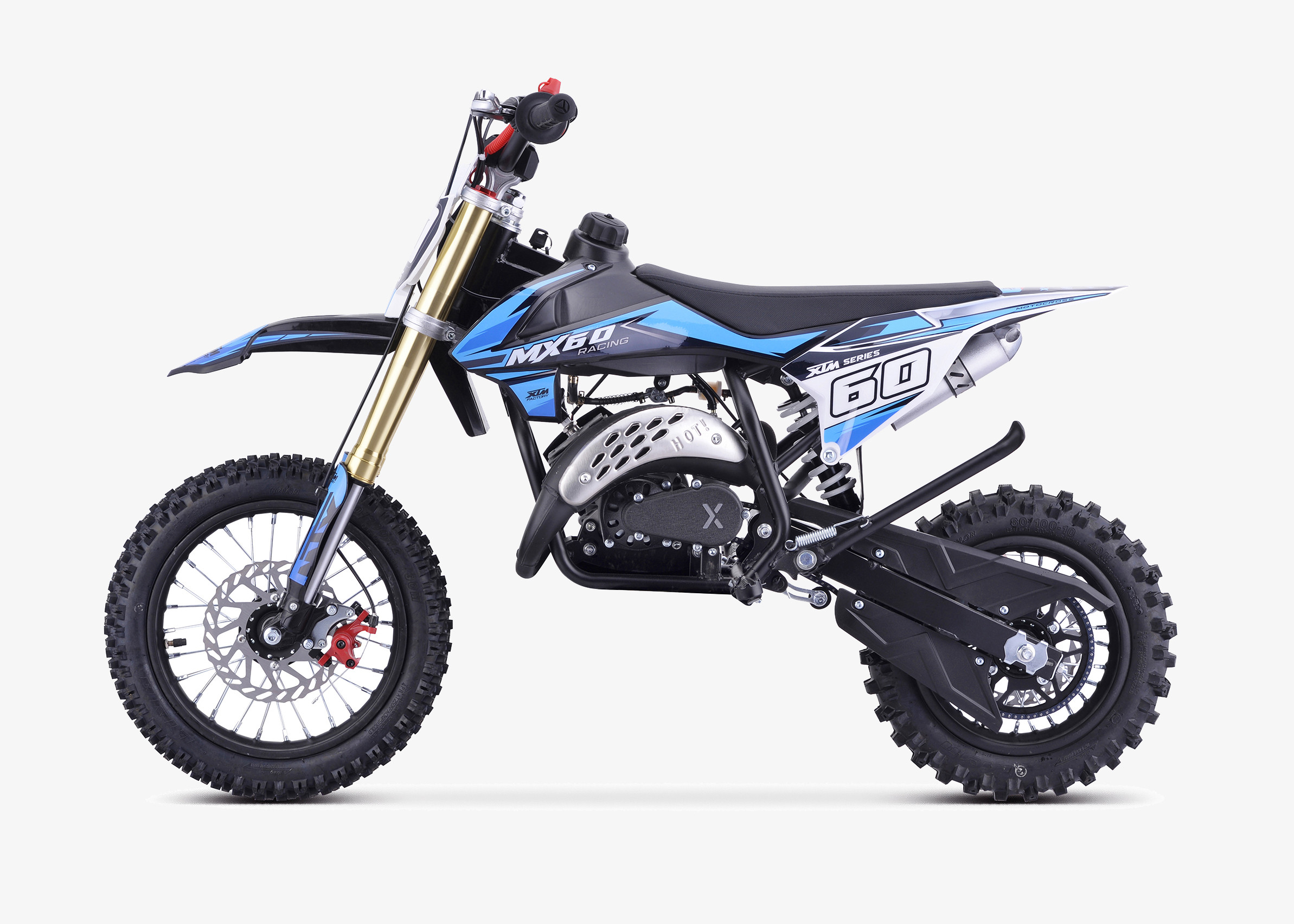 XTM MX60 RACING 60CC DIRT BIKE BLUE