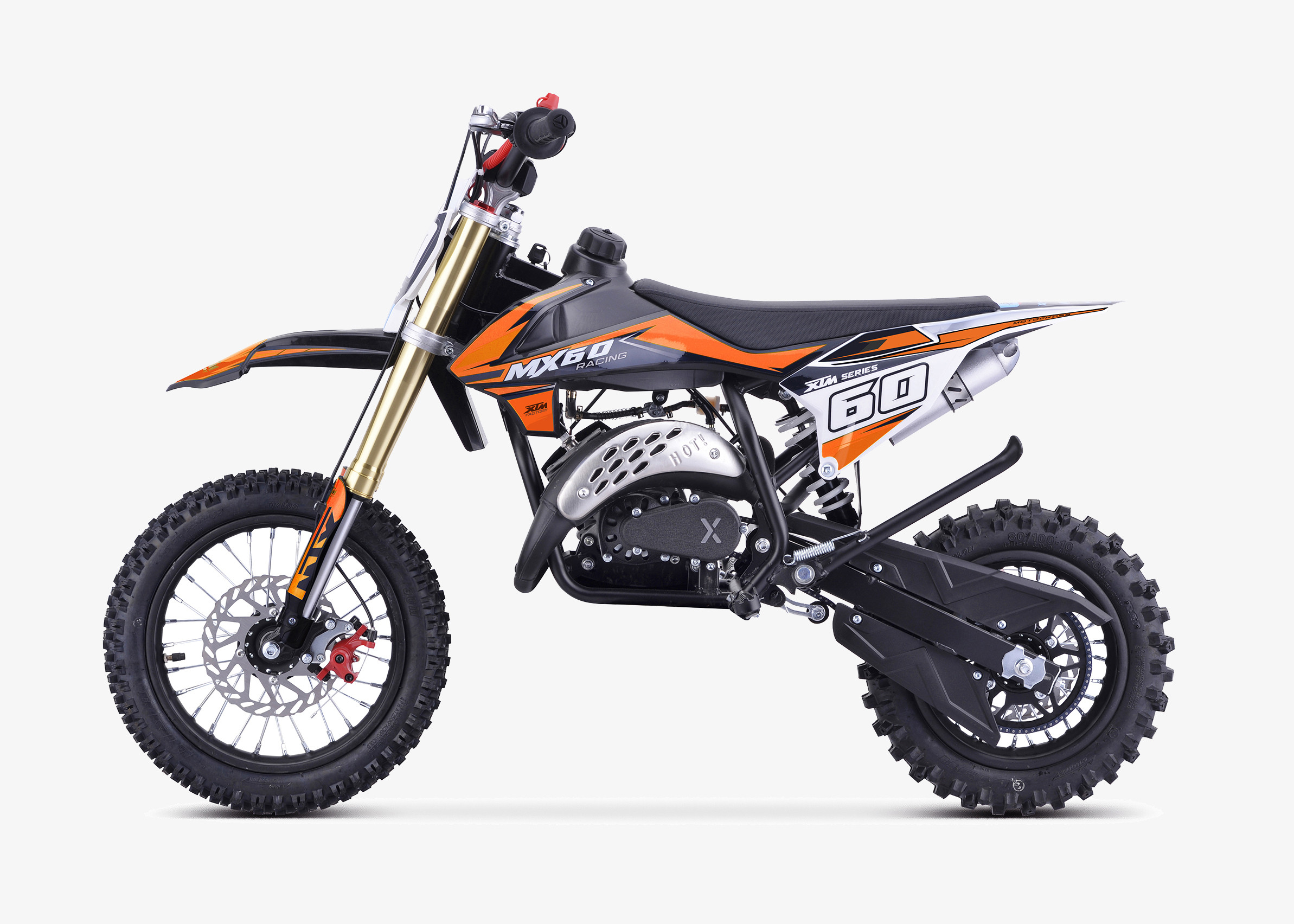 XTM MX60 RACING 60CC DIRT BIKE ORANGE