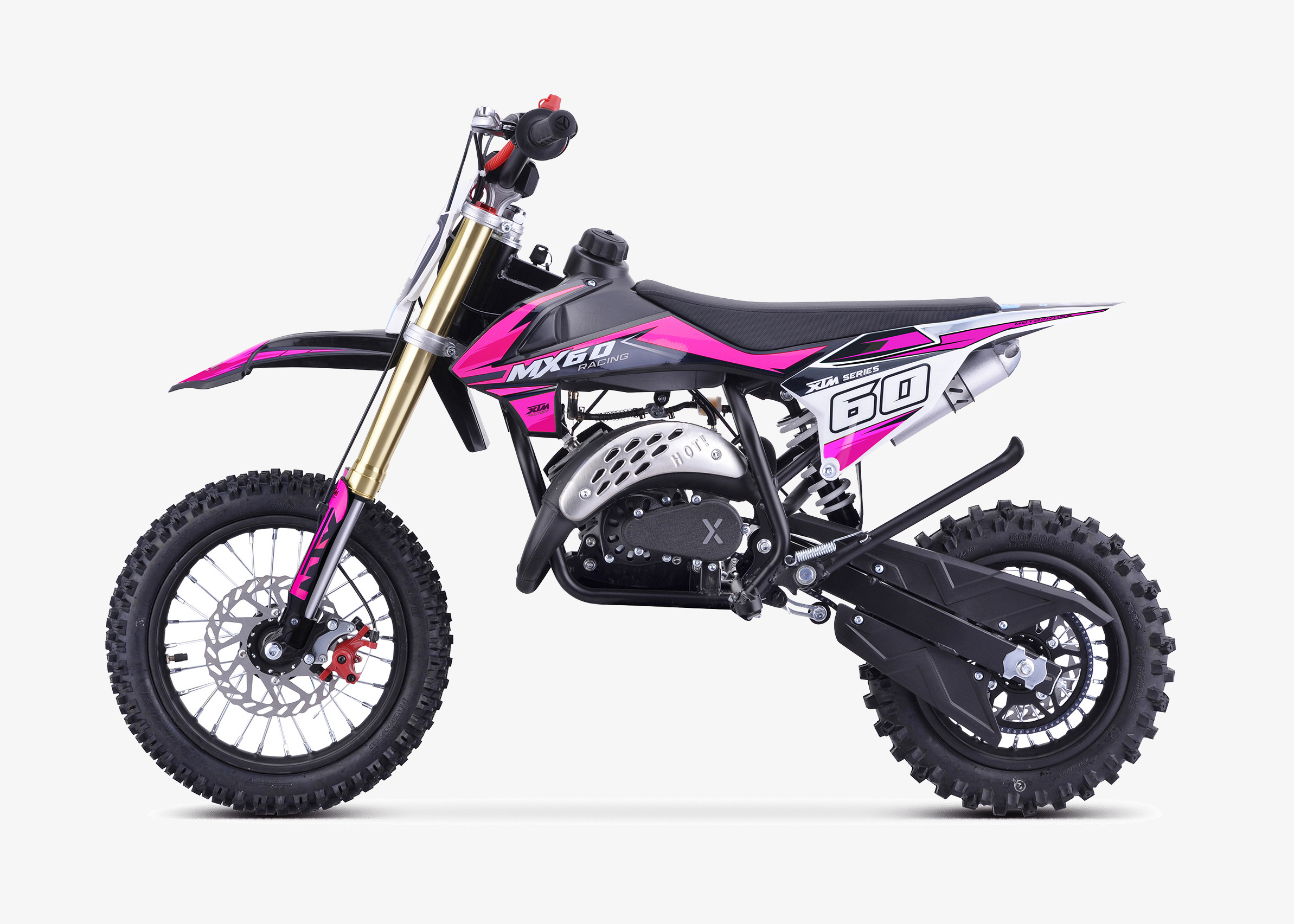 XTM MX60 RACING 60CC DIRT BIKE PINK