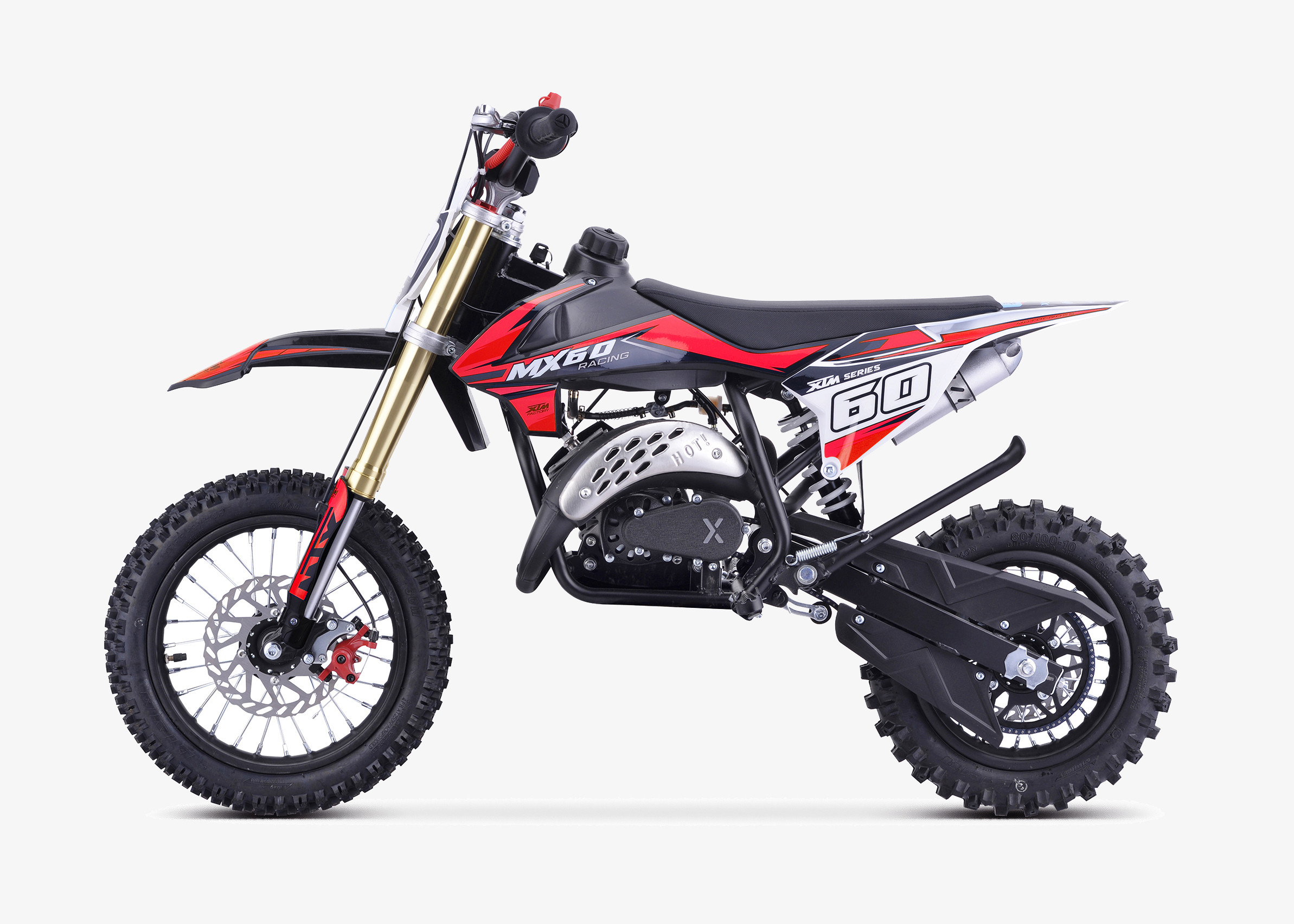 XTM MX60 RACING 60CC DIRT BIKE RED