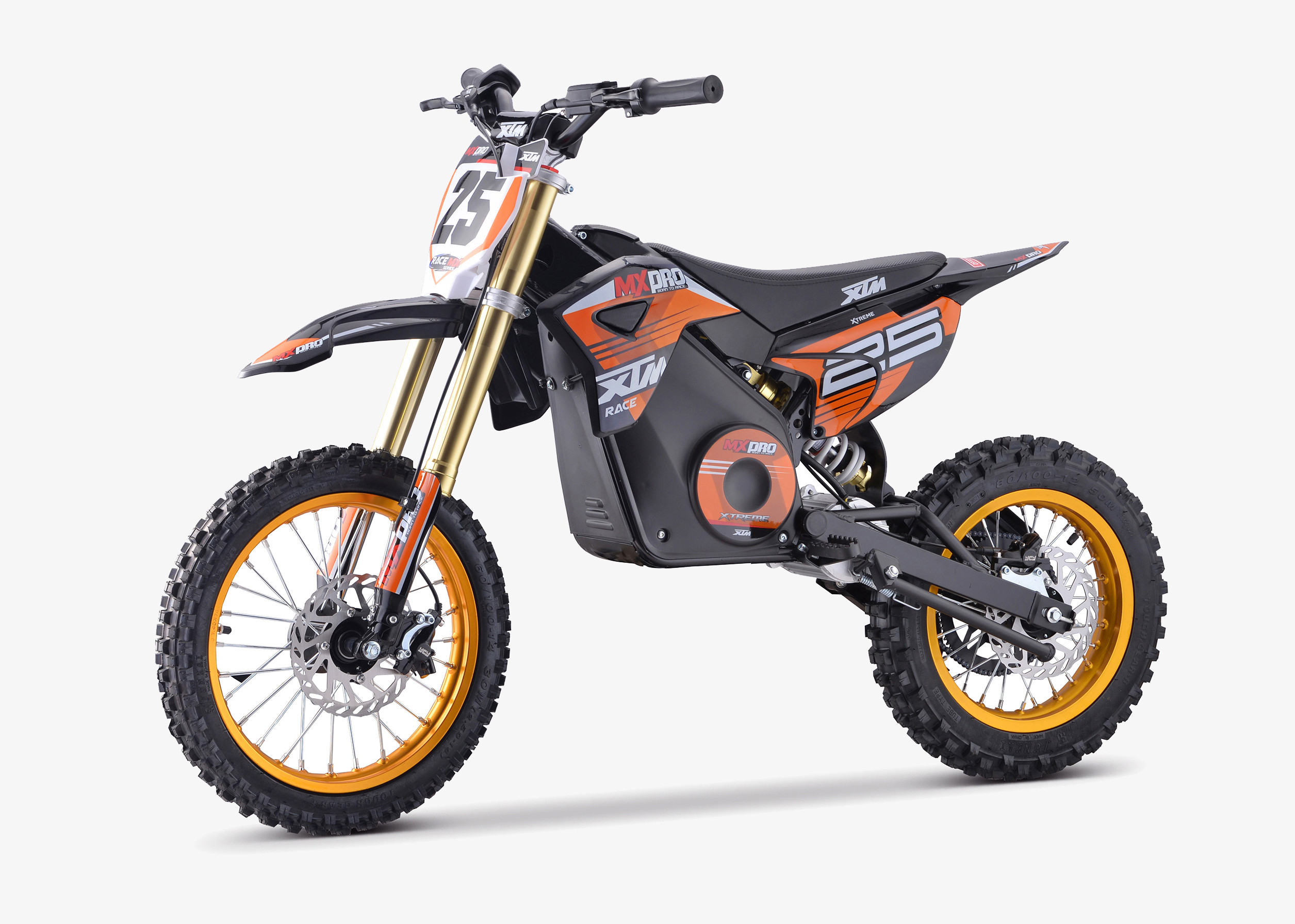 XTM MX-PRO 48V 1600W BIG WHEEL 14/12 LITHIUM DIRT BIKE ORANGE