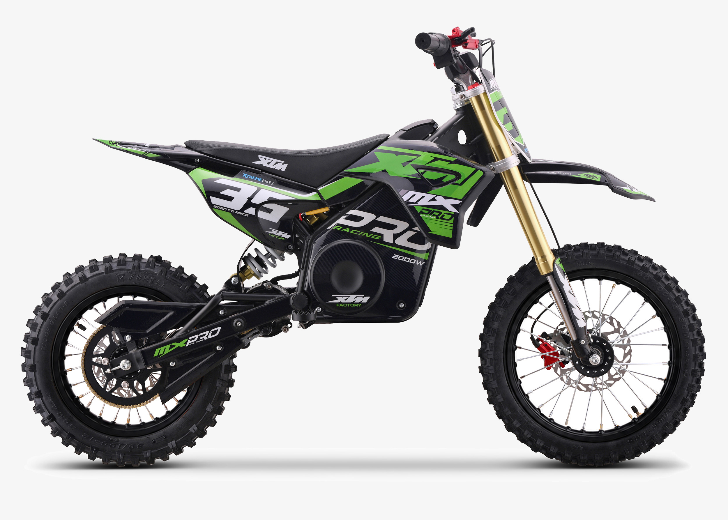 2027 XTM MXPRO 60V 2000W LITHIUM ELECTRIC DIRT BIKE BIG 14/12