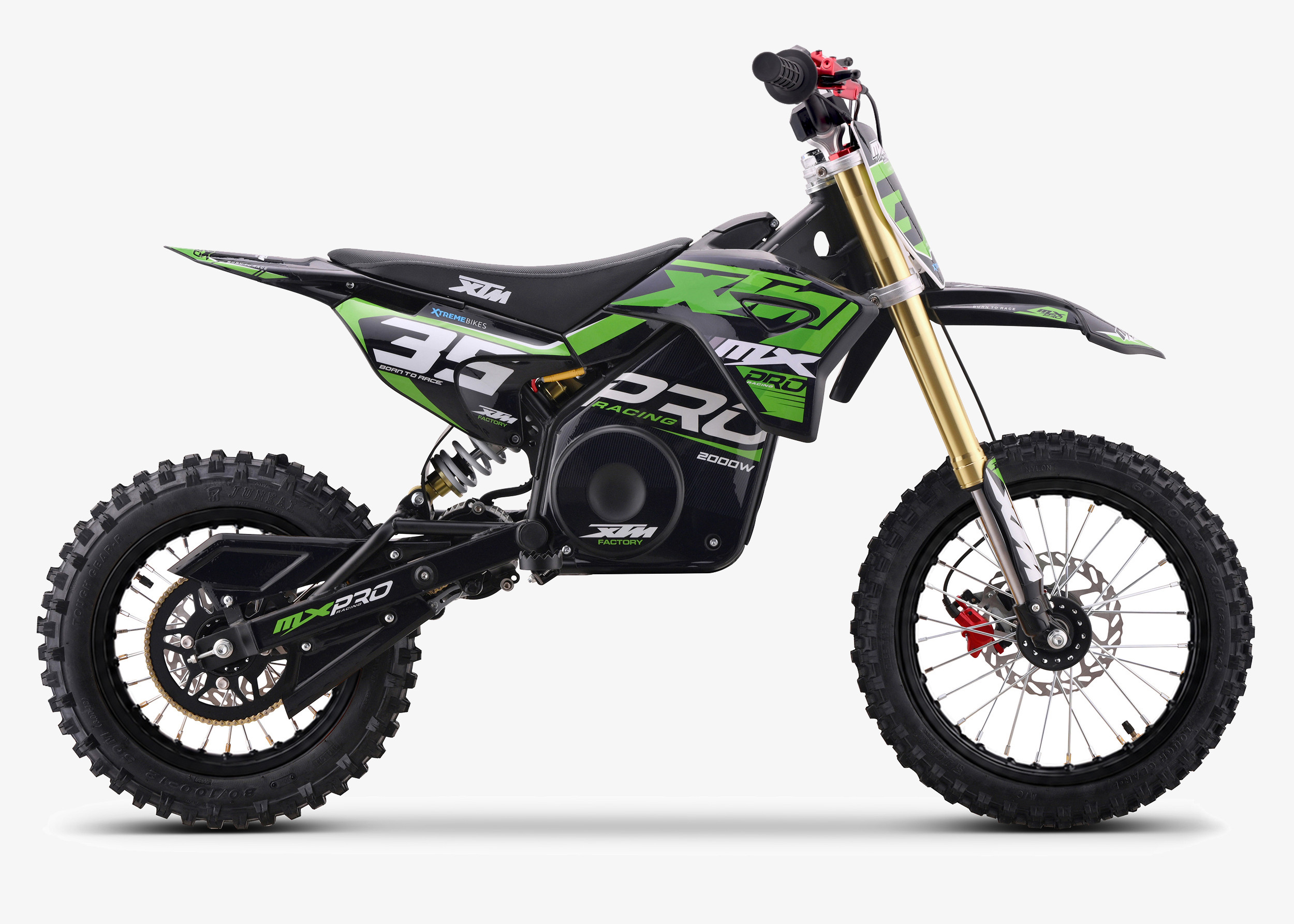 2027 XTM MXPRO 60V 2000W LITHIUM ELECTRIC DIRT BIKE BIG 14/12