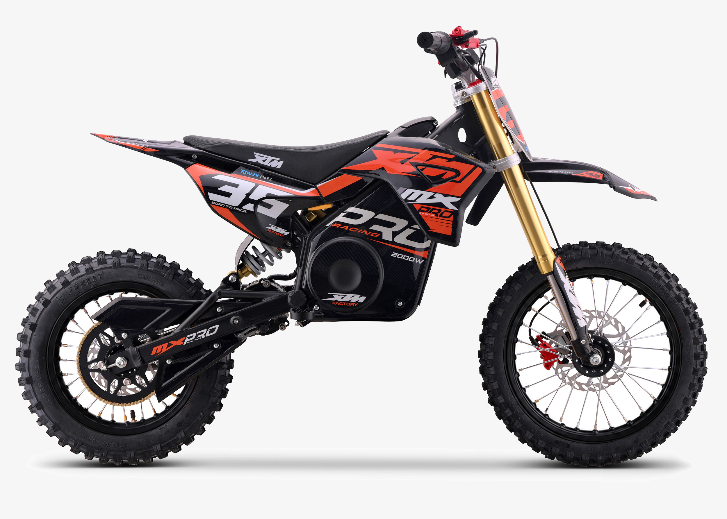 2027 XTM MXPRO 60V 2000W LITHIUM ELECTRIC DIRT BIKE BIG 14/12