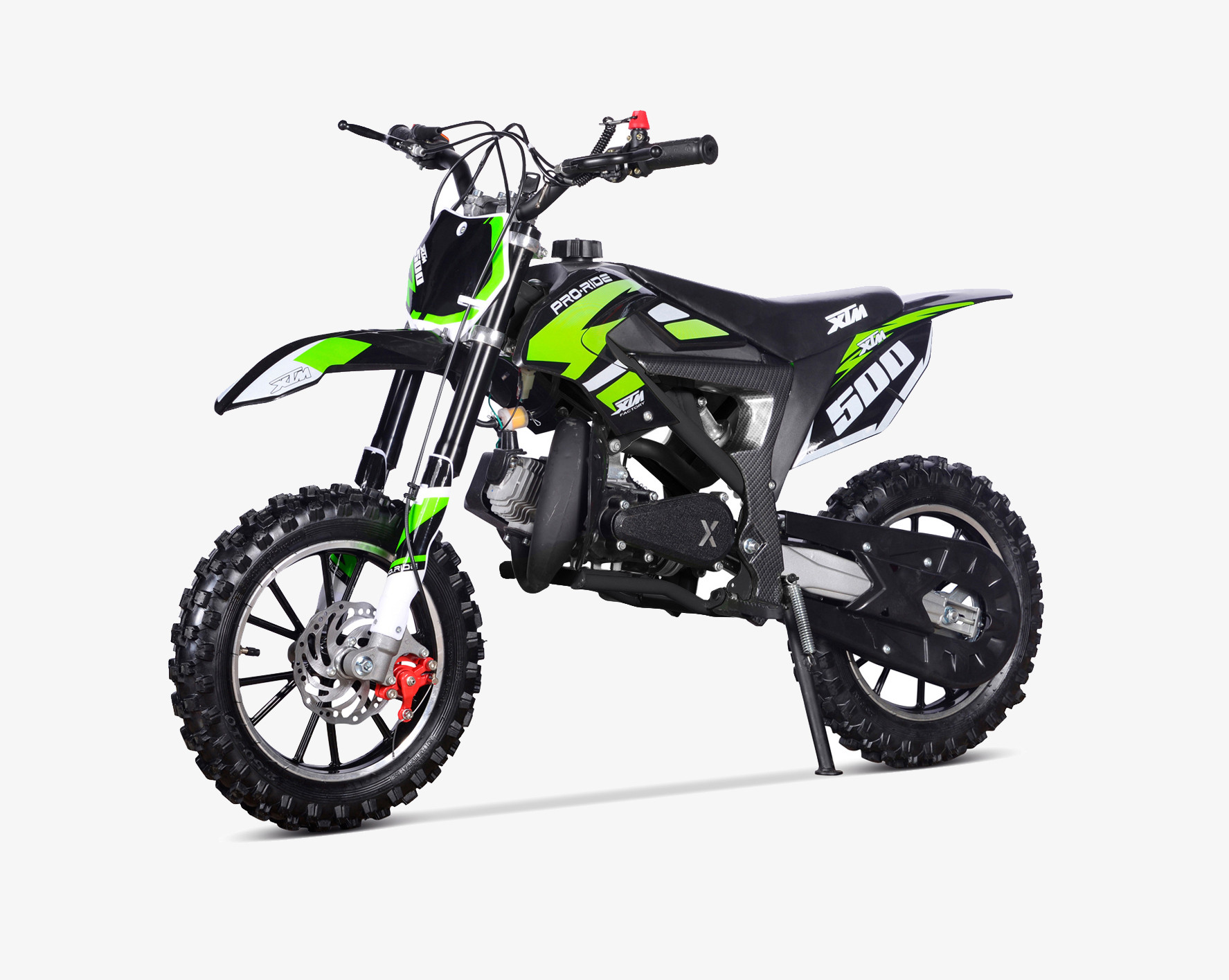 XTM PRO-RIDER 50cc DIRT BIKE BLACK GREEN