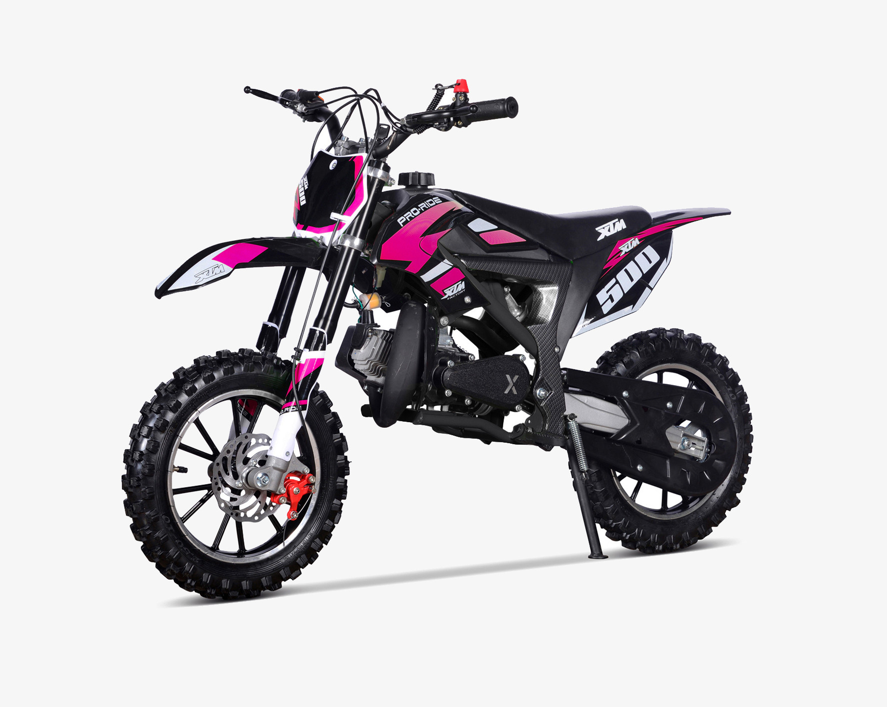 XTM PRO-RIDER 50cc DIRT BIKE BLACK PINK