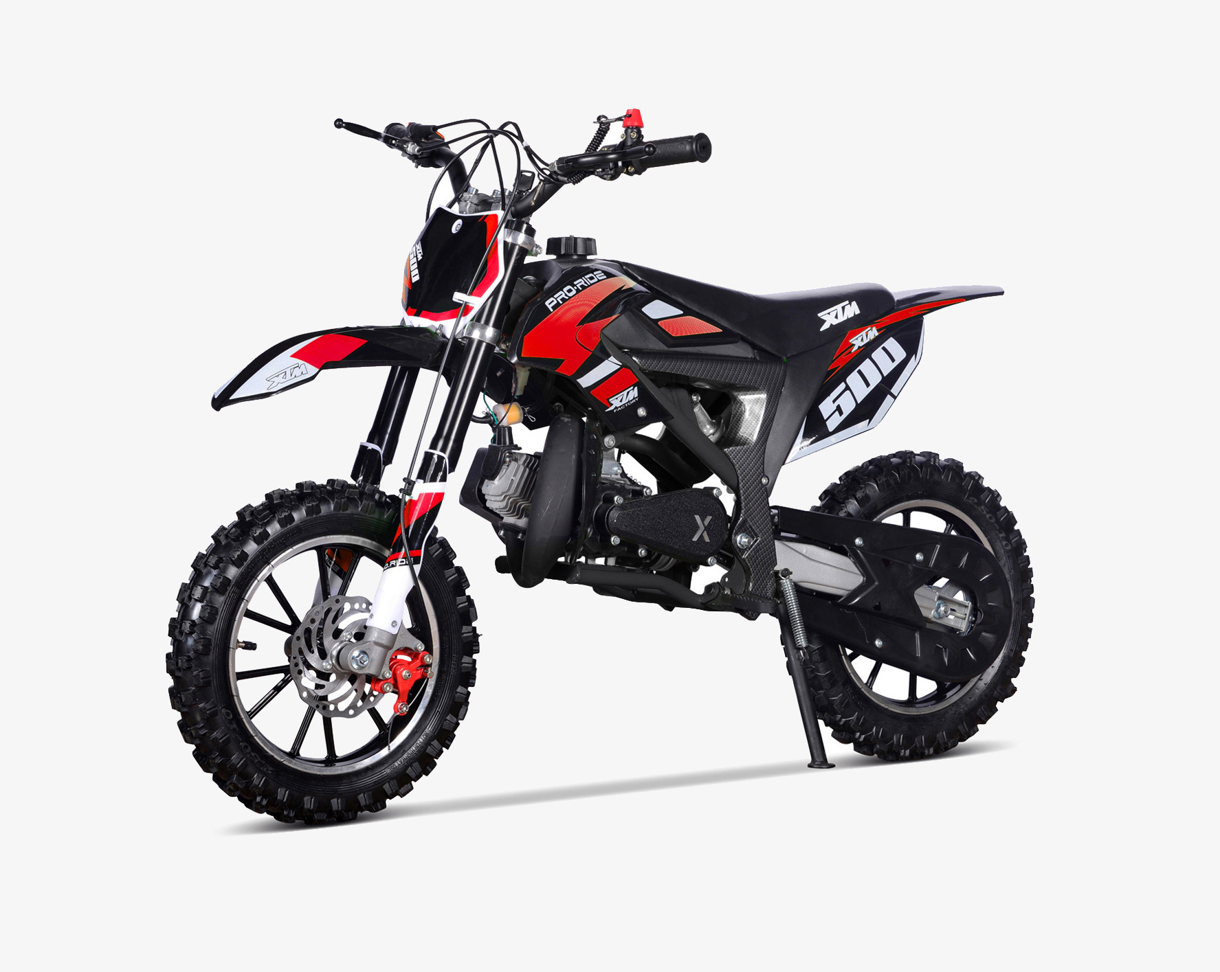 XTM PRO-RIDER 50cc DIRT BIKE BLACK RED