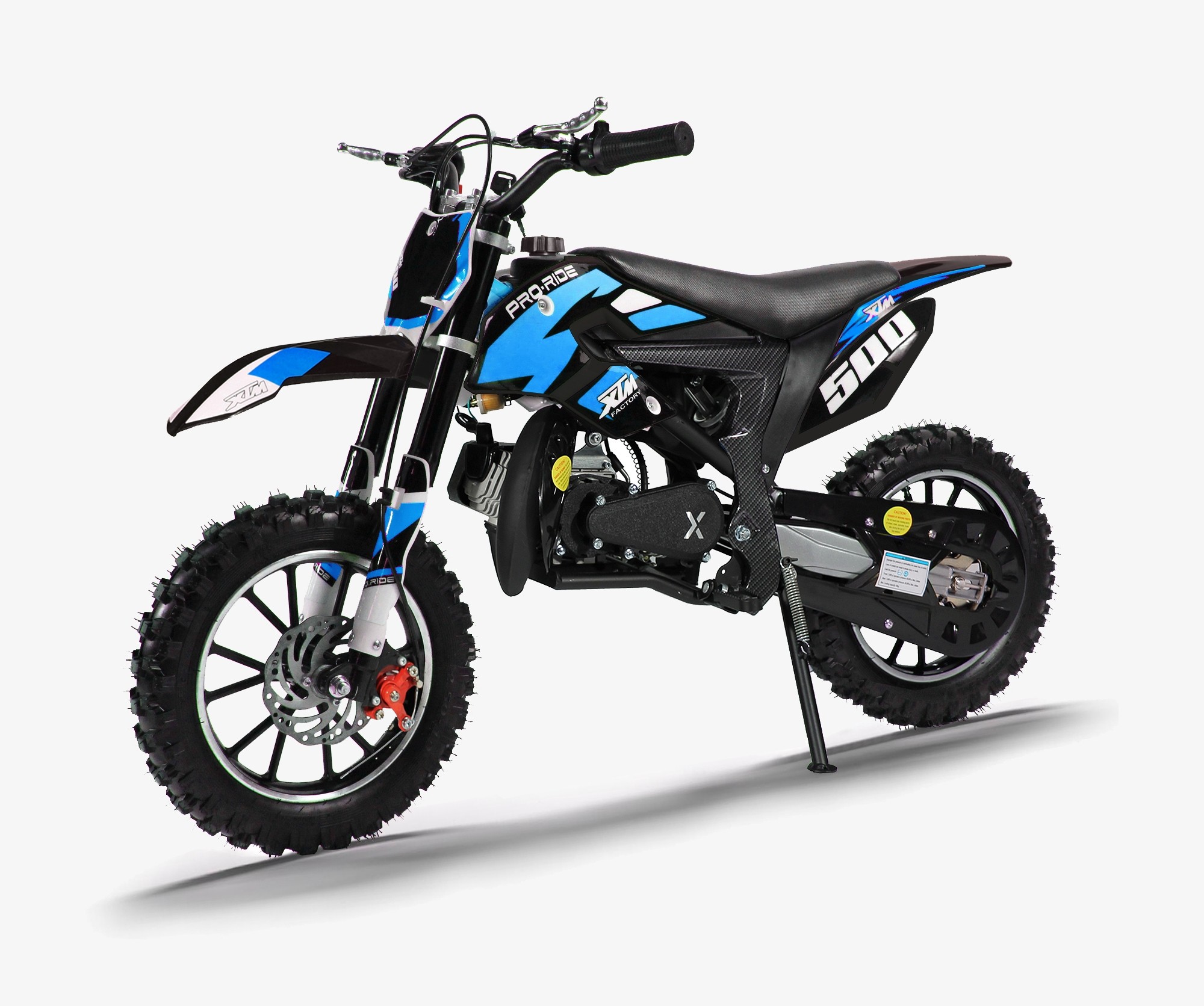 XTM PRO-RIDER 50cc DIRT BIKE BLACK BLUE