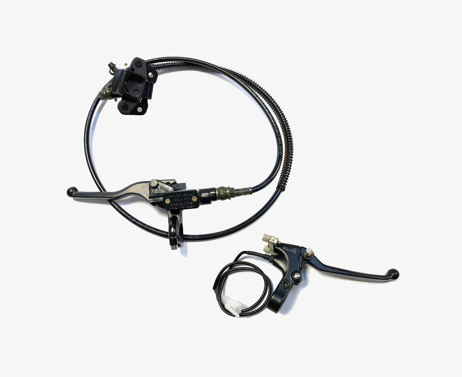 XTM RACING QUAD BIKE COMPLETE FRONT AND REAR HYDRAULIC BRAKE CALIPER SYSTEM SET