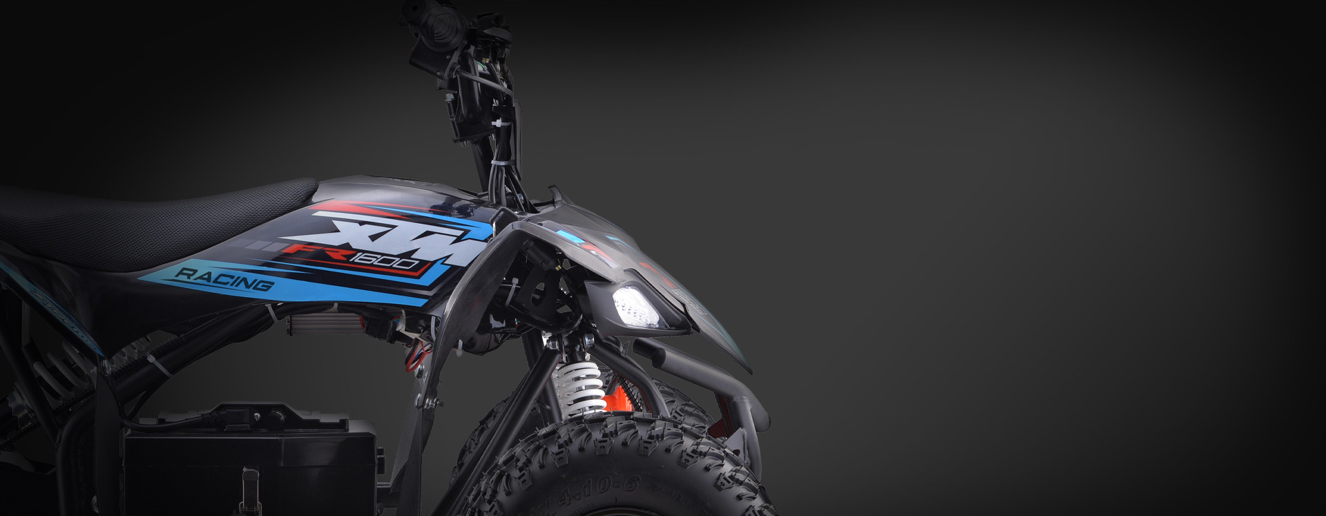 2026 XTM RACING 48V 1600W LITHIUM YOUTH ATV QUAD BIKE BLUE