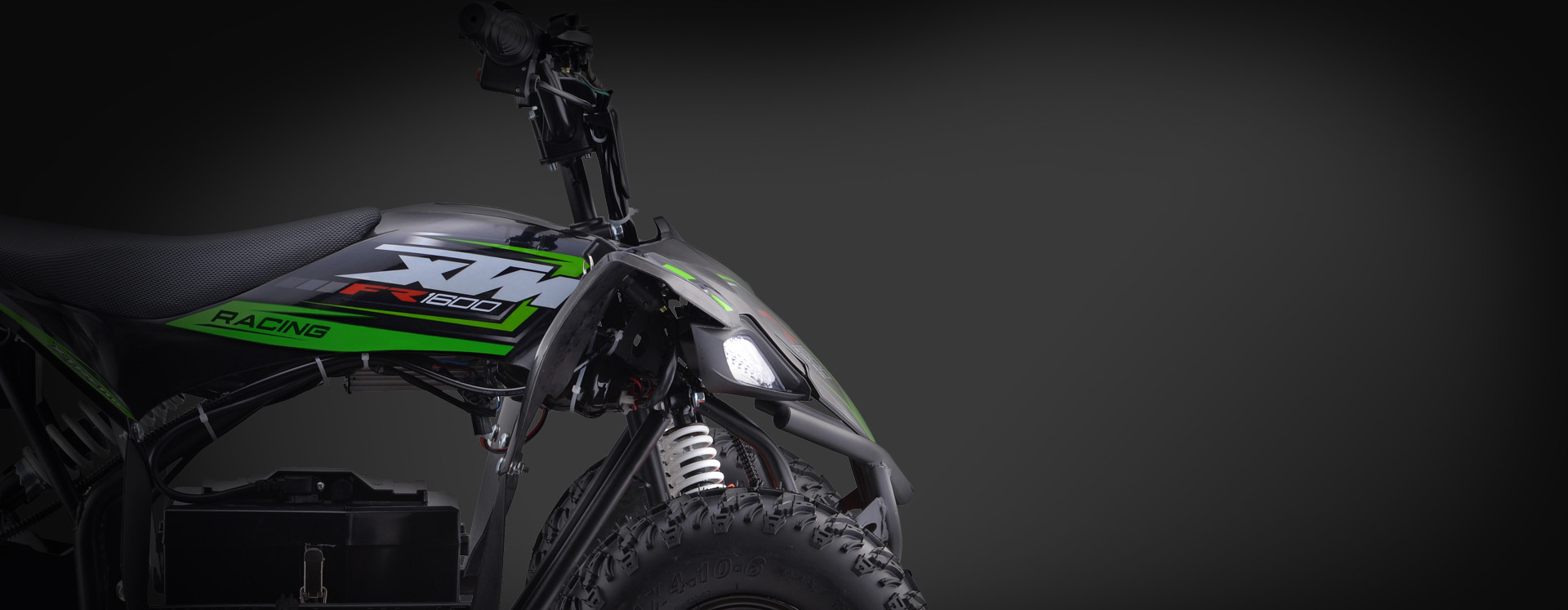 2026 XTM RACING 48V 1600W LITHIUM YOUTH ATV QUAD BIKE GREEN