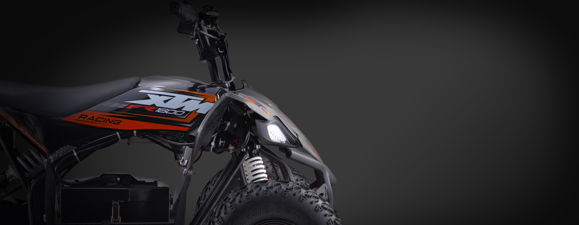 2026 XTM RACING 48V 1600W LITHIUM YOUTH ATV QUAD BIKE ORANGE