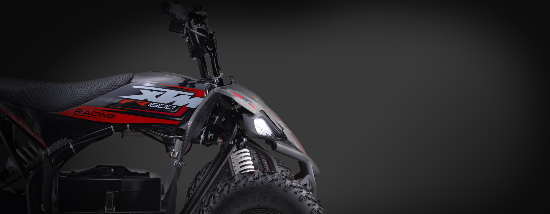 2026 XTM RACING 48V 1600W LITHIUM YOUTH ATV QUAD BIKE RED