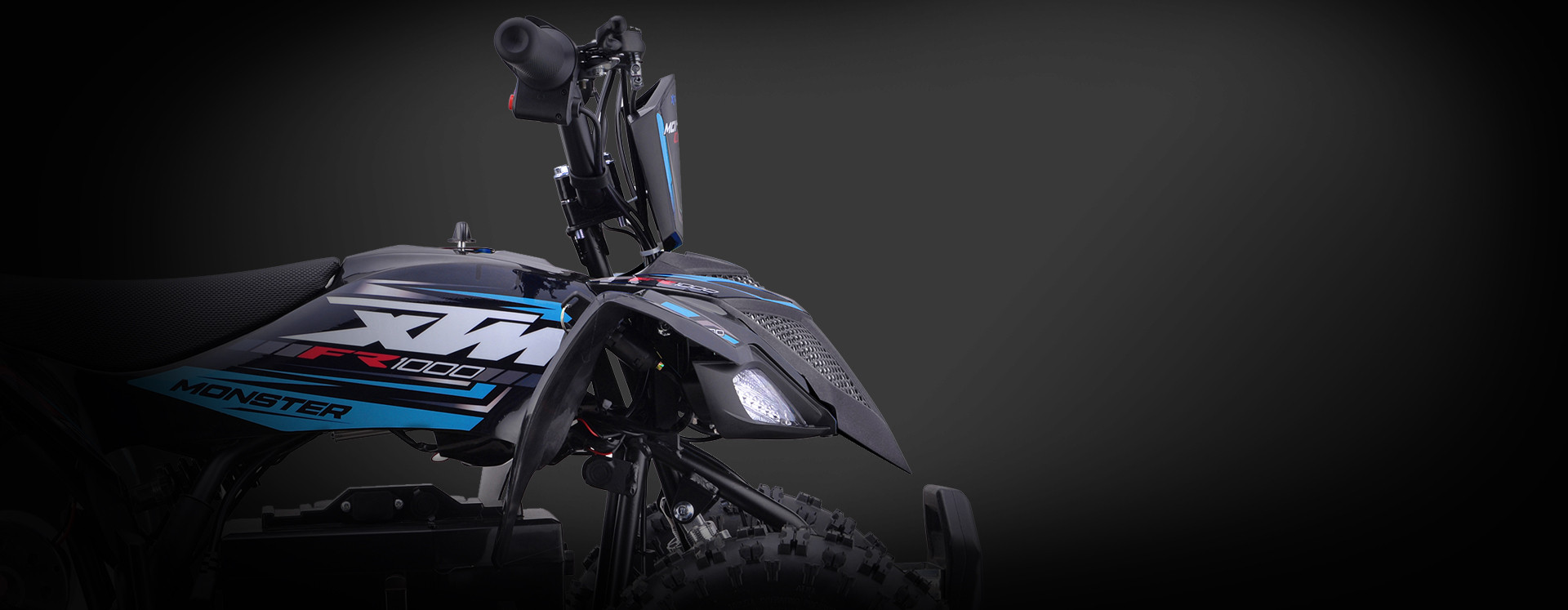 XTM MONSTER 36V 1000W ELECTRIC QUAD BIKE BLUE