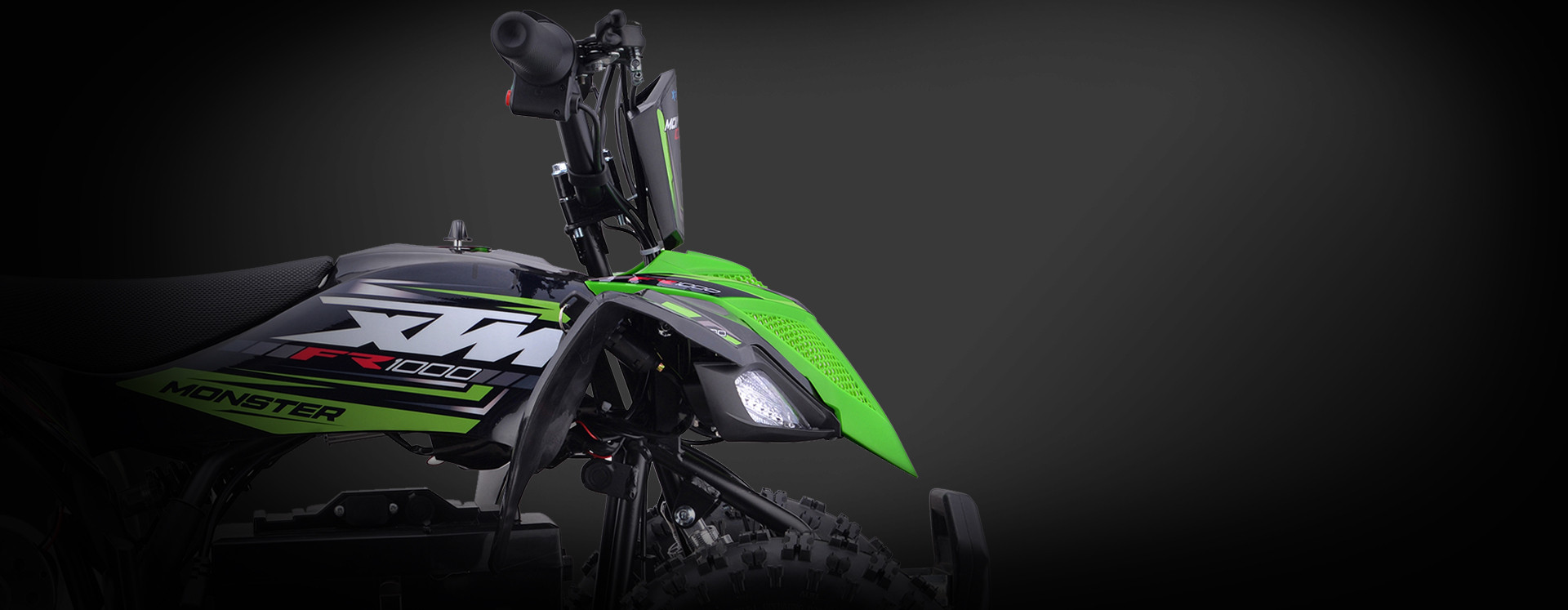 XTM MONSTER 36V 1000W ELECTRIC QUAD BIKE GREEN