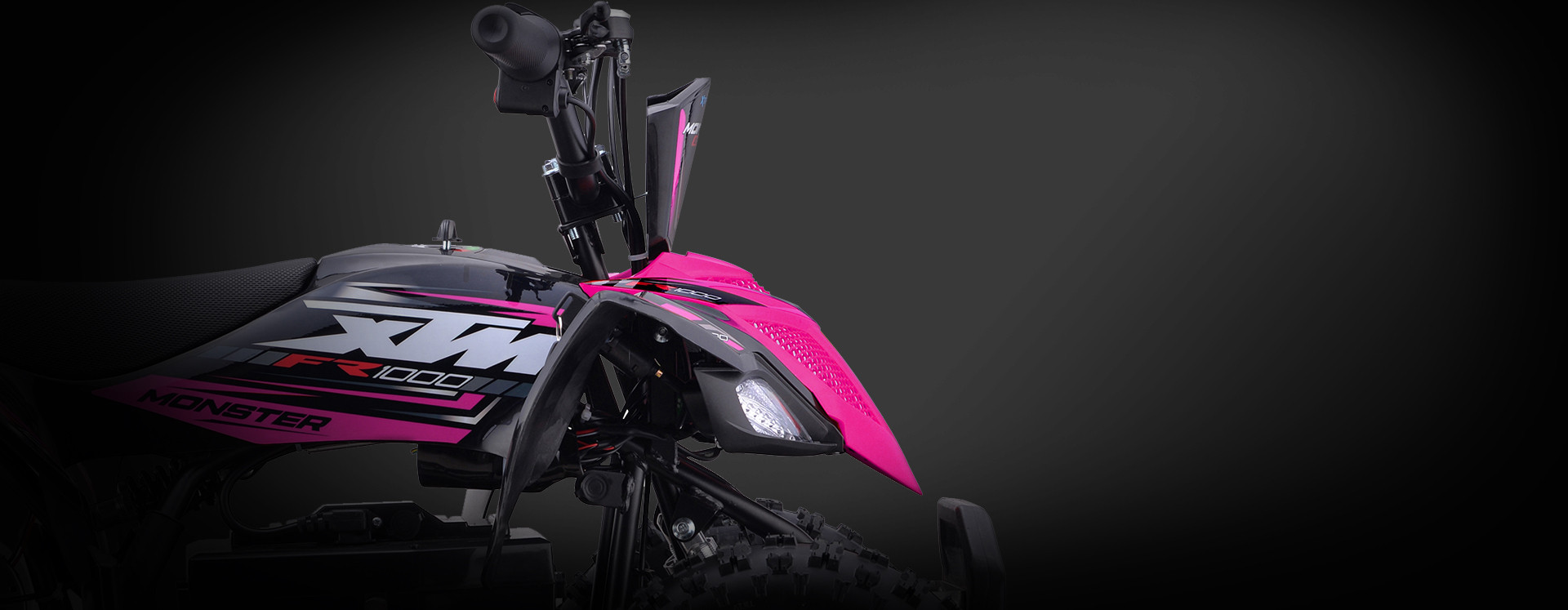 XTM MONSTER 36V 1000W ELECTRIC QUAD BIKE PINK