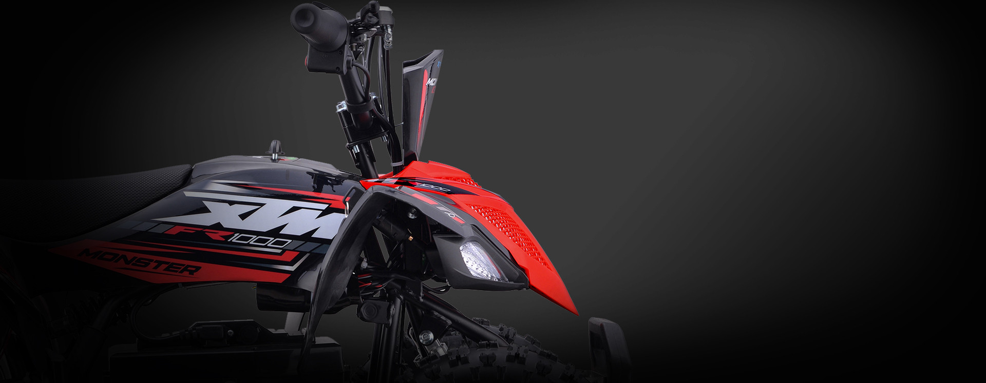 XTM MONSTER 36V 1000W ELECTRIC QUAD BIKE RED