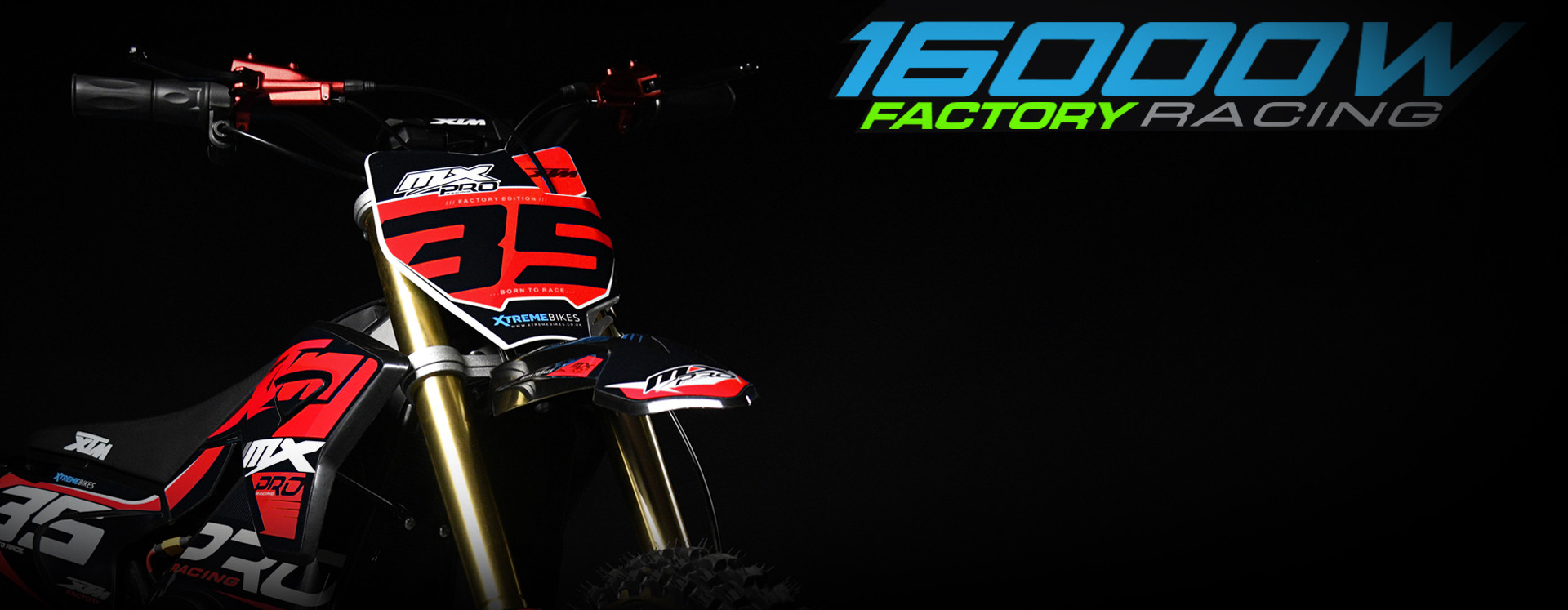 2026 XTM MXPRO 48V 1600W LITHIUM ELECTRIC DIRT BIKE 12/10