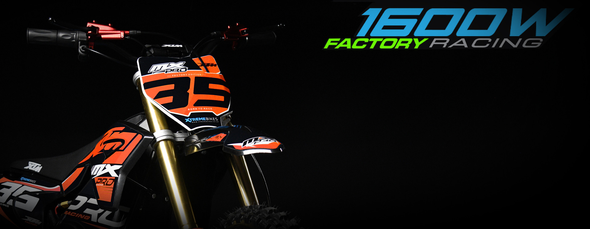 2026 XTM MXPRO 48V 1600W LITHIUM ELECTRIC DIRT BIKE 12/10