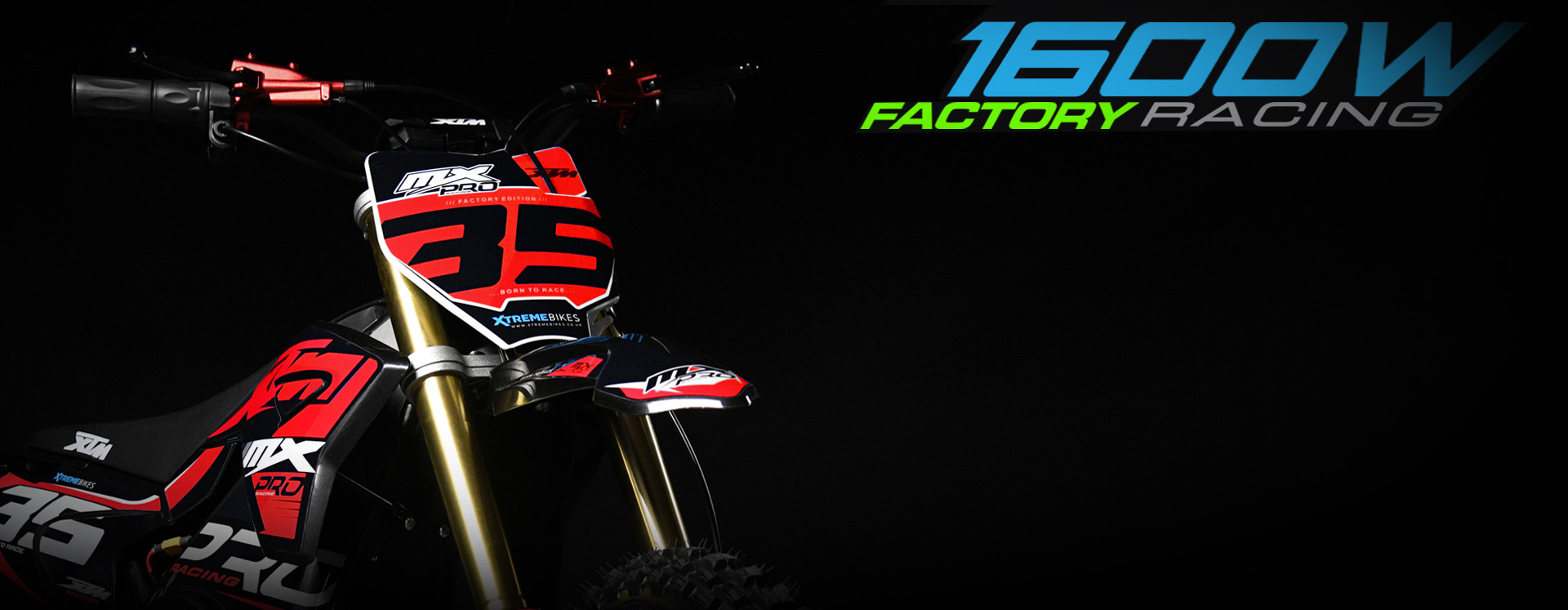 2026 XTM MXPRO 48V 1600W LITHIUM ELECTRIC DIRT BIKE 12/10