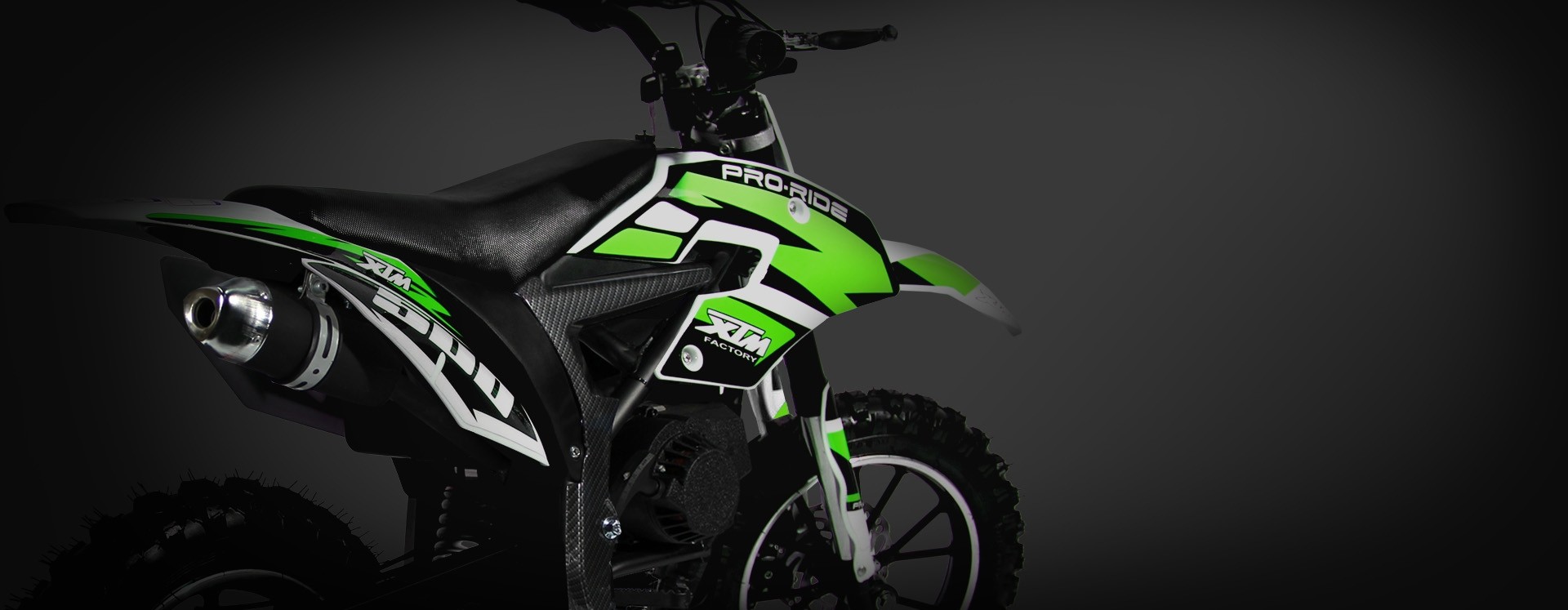 XTM PRO-RIDER 50cc DIRT BIKE GREEN