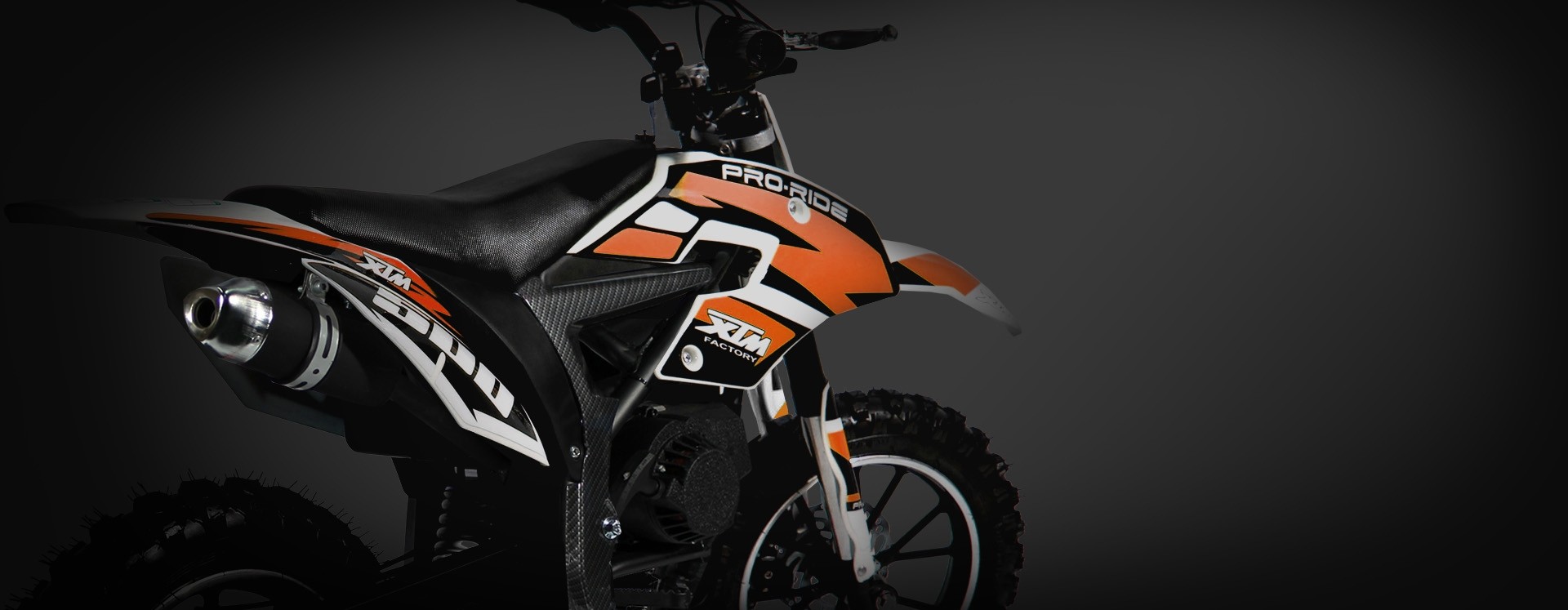 XTM PRO-RIDER 50cc DIRT BIKE ORANGE