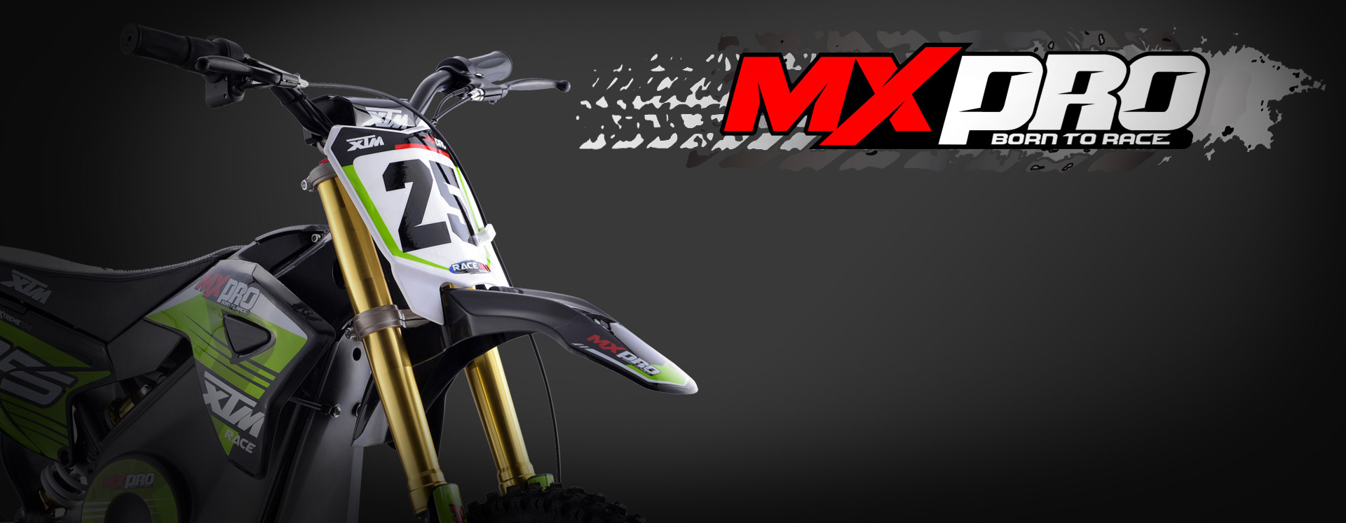 XTM MX-PRO 48V 1600W BIG WHEEL 14/12 LITHIUM DIRT BIKE GREEN
